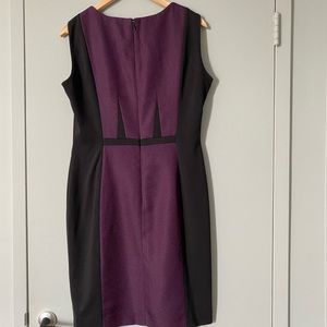 Tahari size 10 color block sheath dress